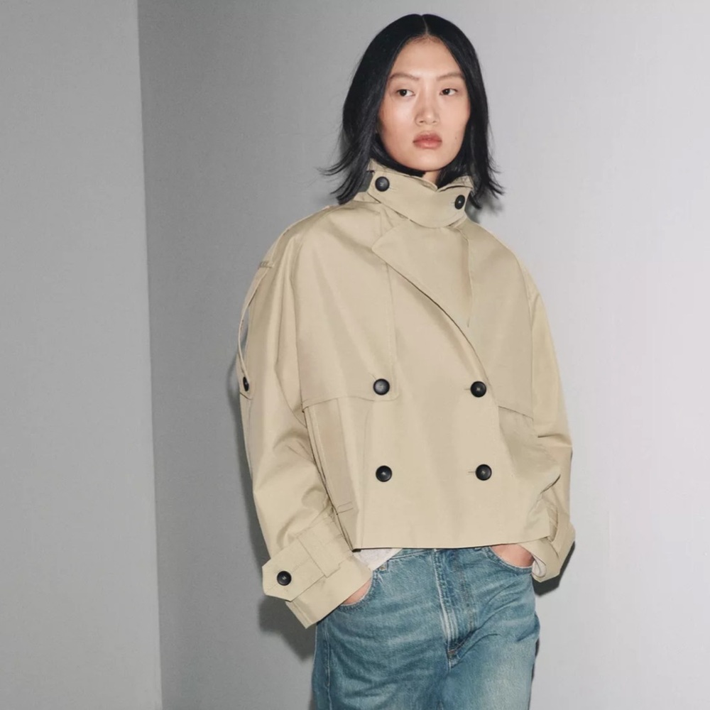 Zara Short Water Repellent Trench